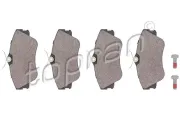 Bremsbelagsatz, Scheibenbremse Vorderachse TOPRAN 104 090