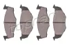 Bremsbelagsatz, Scheibenbremse Vorderachse TOPRAN 107 236