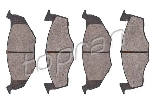 Bremsbelagsatz, Scheibenbremse Vorderachse TOPRAN 108 506