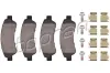 Bremsbelagsatz, Scheibenbremse Hinterachse TOPRAN 722 613