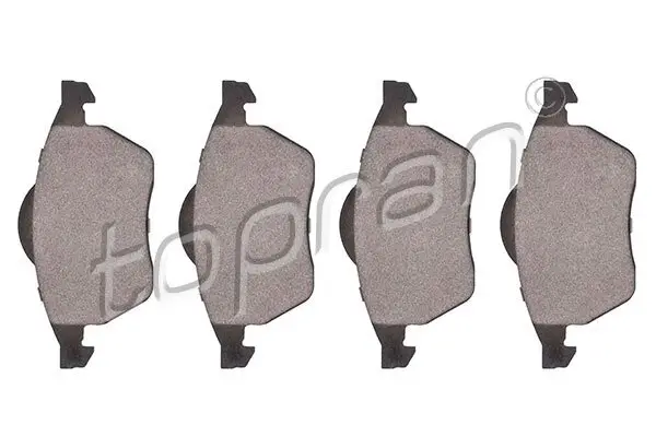Bremsbelagsatz, Scheibenbremse Vorderachse TOPRAN 103 587
