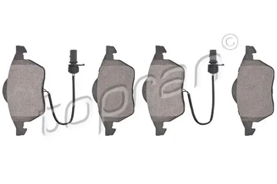 Bremsbelagsatz, Scheibenbremse Vorderachse TOPRAN 109 457 Bild Bremsbelagsatz, Scheibenbremse Vorderachse TOPRAN 109 457