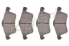 Bremsbelagsatz, Scheibenbremse Vorderachse TOPRAN 109 462
