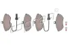 Bremsbelagsatz, Scheibenbremse Vorderachse TOPRAN 109 468