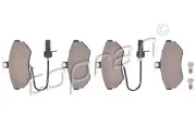 Bremsbelagsatz, Scheibenbremse Vorderachse TOPRAN 109 468