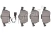Bremsbelagsatz, Scheibenbremse Vorderachse TOPRAN 109 469