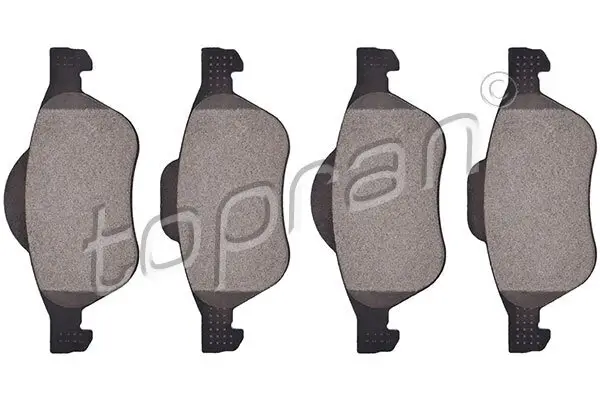 Bremsbelagsatz, Scheibenbremse Vorderachse TOPRAN 700 630