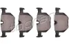 Bremsbelagsatz, Scheibenbremse Hinterachse TOPRAN 501 245