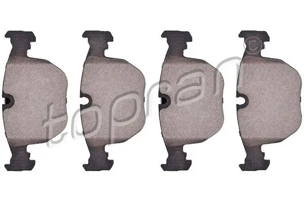 Bremsbelagsatz, Scheibenbremse Vorderachse TOPRAN 500 834