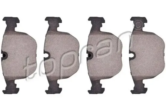 Bremsbelagsatz, Scheibenbremse Vorderachse TOPRAN 500 834 Bild Bremsbelagsatz, Scheibenbremse Vorderachse TOPRAN 500 834