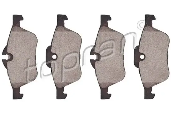 Bremsbelagsatz, Scheibenbremse Vorderachse TOPRAN 501 016 Bild Bremsbelagsatz, Scheibenbremse Vorderachse TOPRAN 501 016