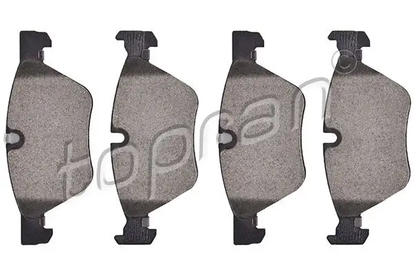 Bremsbelagsatz, Scheibenbremse Vorderachse TOPRAN 501 244
