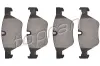 Bremsbelagsatz, Scheibenbremse Vorderachse TOPRAN 501 244