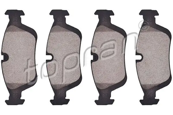 Bremsbelagsatz, Scheibenbremse Vorderachse TOPRAN 500 378