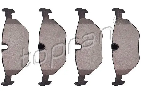 Bremsbelagsatz, Scheibenbremse Hinterachse TOPRAN 500 384