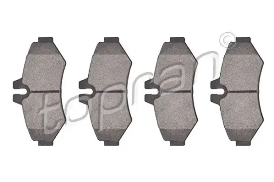 Bremsbelagsatz, Scheibenbremse Hinterachse TOPRAN 109 471 Bild Bremsbelagsatz, Scheibenbremse Hinterachse TOPRAN 109 471