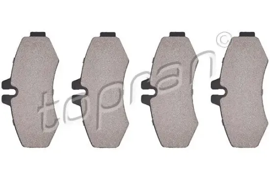 Bremsbelagsatz, Scheibenbremse Vorderachse TOPRAN 401 286 Bild Bremsbelagsatz, Scheibenbremse Vorderachse TOPRAN 401 286