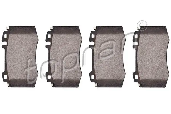 Bremsbelagsatz, Scheibenbremse Vorderachse TOPRAN 401 433