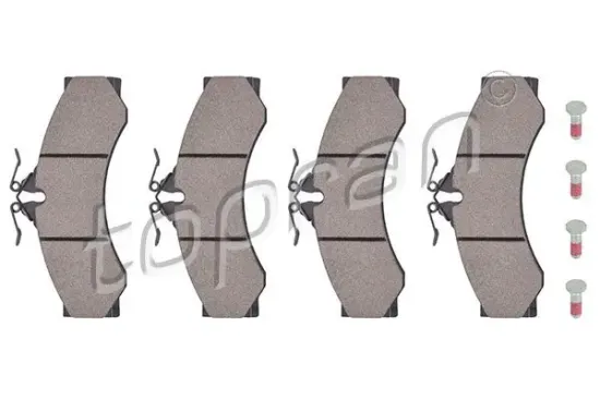 Bremsbelagsatz, Scheibenbremse TOPRAN 110 893 Bild Bremsbelagsatz, Scheibenbremse TOPRAN 110 893