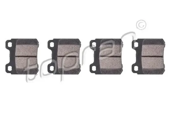 Bremsbelagsatz, Scheibenbremse Hinterachse TOPRAN 202 448 Bild Bremsbelagsatz, Scheibenbremse Hinterachse TOPRAN 202 448