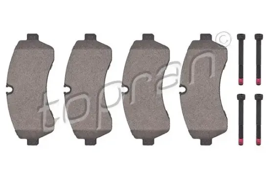 Bremsbelagsatz, Scheibenbremse Vorderachse TOPRAN 111 656 Bild Bremsbelagsatz, Scheibenbremse Vorderachse TOPRAN 111 656