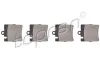 Bremsbelagsatz, Scheibenbremse Hinterachse TOPRAN 401 429