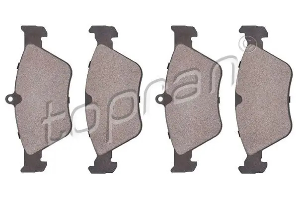 Bremsbelagsatz, Scheibenbremse Vorderachse TOPRAN 202 462