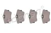 Bremsbelagsatz, Scheibenbremse Hinterachse TOPRAN 207 090