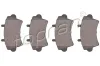 Bremsbelagsatz, Scheibenbremse Vorderachse TOPRAN 207 088