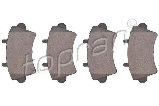 Bremsbelagsatz, Scheibenbremse Vorderachse TOPRAN 207 088 Bild Bremsbelagsatz, Scheibenbremse Vorderachse TOPRAN 207 088