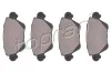 Bremsbelagsatz, Scheibenbremse Hinterachse TOPRAN 301 959