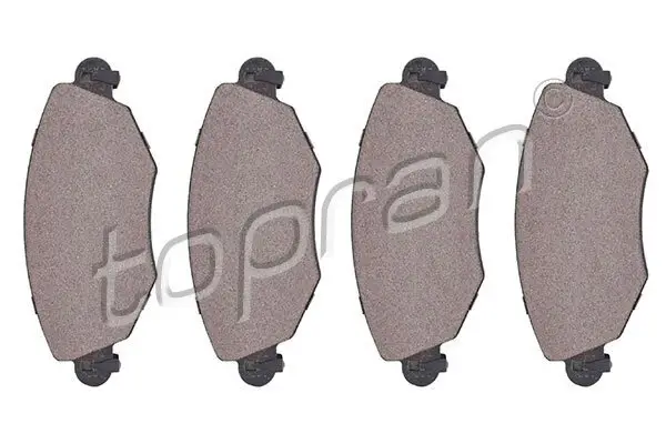 Bremsbelagsatz, Scheibenbremse Vorderachse TOPRAN 301 958