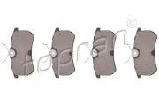 Bremsbelagsatz, Scheibenbremse Hinterachse TOPRAN 301 420