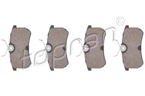 Bremsbelagsatz, Scheibenbremse Hinterachse TOPRAN 301 420 Bild Bremsbelagsatz, Scheibenbremse Hinterachse TOPRAN 301 420