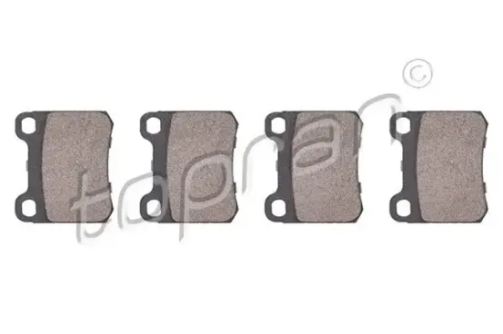 Bremsbelagsatz, Scheibenbremse Hinterachse TOPRAN 400 418 Bild Bremsbelagsatz, Scheibenbremse Hinterachse TOPRAN 400 418
