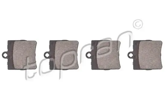 Bremsbelagsatz, Scheibenbremse Hinterachse TOPRAN 400 419 Bild Bremsbelagsatz, Scheibenbremse Hinterachse TOPRAN 400 419