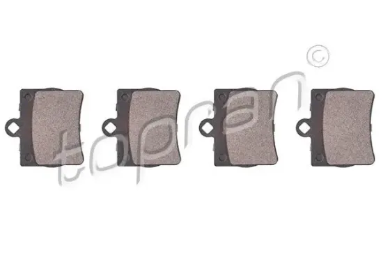 Bremsbelagsatz, Scheibenbremse Hinterachse TOPRAN 400 430 Bild Bremsbelagsatz, Scheibenbremse Hinterachse TOPRAN 400 430