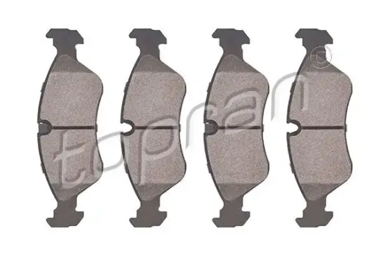Bremsbelagsatz, Scheibenbremse Vorderachse TOPRAN 202 465 Bild Bremsbelagsatz, Scheibenbremse Vorderachse TOPRAN 202 465
