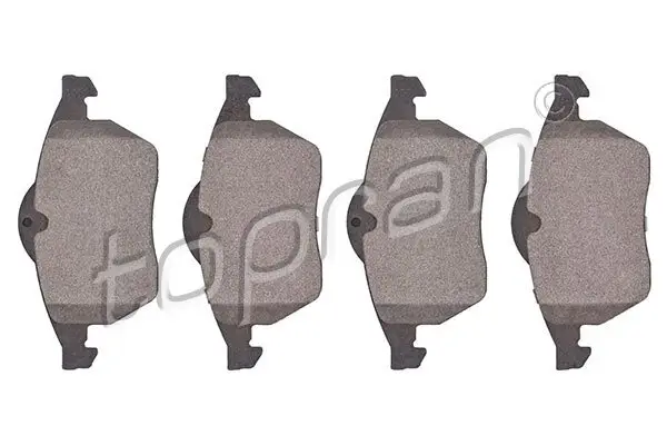 Bremsbelagsatz, Scheibenbremse Vorderachse TOPRAN 205 097