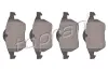 Bremsbelagsatz, Scheibenbremse Vorderachse TOPRAN 205 097