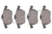 Bremsbelagsatz, Scheibenbremse Vorderachse TOPRAN 205 097