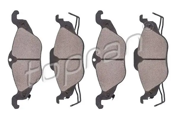 Bremsbelagsatz, Scheibenbremse Vorderachse TOPRAN 205 780