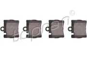 Bremsbelagsatz, Scheibenbremse Hinterachse TOPRAN 401 426
