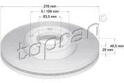 Bremsscheibe TOPRAN 302 335