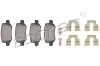 Bremsbelagsatz, Scheibenbremse Hinterachse TOPRAN 401 439