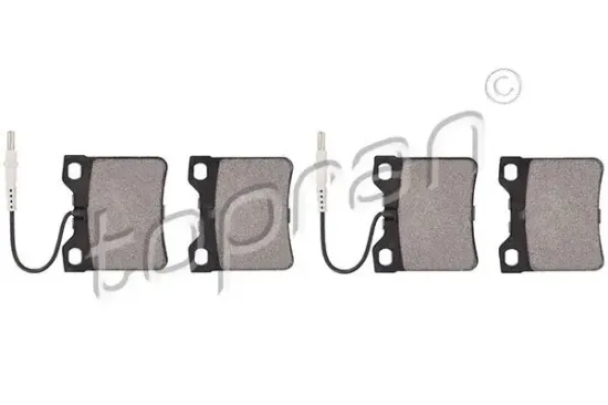 Bremsbelagsatz, Scheibenbremse Hinterachse TOPRAN 400 692 Bild Bremsbelagsatz, Scheibenbremse Hinterachse TOPRAN 400 692
