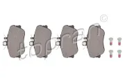 Bremsbelagsatz, Scheibenbremse Vorderachse TOPRAN 400 516