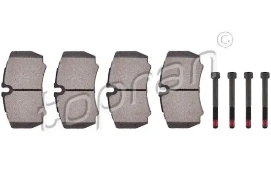 Bremsbelagsatz, Scheibenbremse Hinterachse TOPRAN 303 962 Bild Bremsbelagsatz, Scheibenbremse Hinterachse TOPRAN 303 962