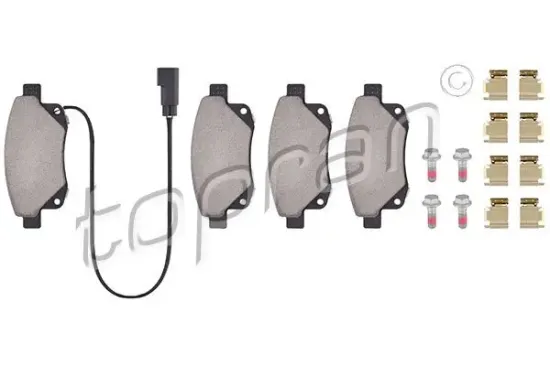 Bremsbelagsatz, Scheibenbremse Hinterachse TOPRAN 303 963 Bild Bremsbelagsatz, Scheibenbremse Hinterachse TOPRAN 303 963