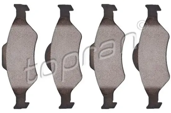 Bremsbelagsatz, Scheibenbremse Vorderachse TOPRAN 301 891 Bild Bremsbelagsatz, Scheibenbremse Vorderachse TOPRAN 301 891